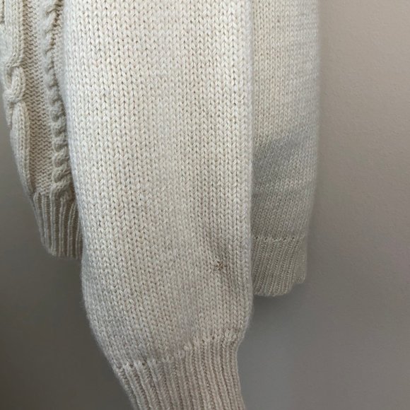 Calf of Man Wool Oversized Fisherman Sweater - Picture 8 of 10